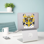 Smith Familienwappen Aufkleber (Laptop auf Schreibtisch)