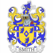 Smith Familienwappen Aufkleber (Vorderseite)
