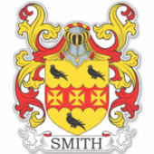 Smith Familienwappen Aufkleber (Vorderseite)