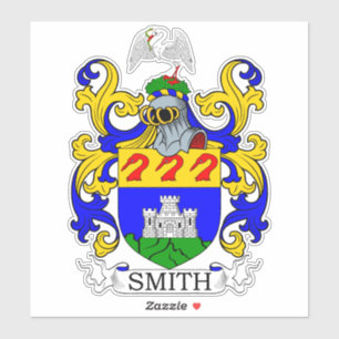 Smith Familienwappen Aufkleber