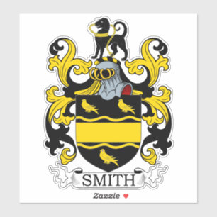 Smith Familienwappen Aufkleber