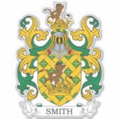 Smith Familienwappen Aufkleber (Vorderseite)