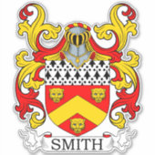 Smith Familienwappen Aufkleber (Vorderseite)