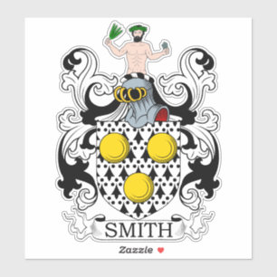 Smith Familienwappen Aufkleber