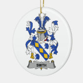 Smith-Familienwappen Keramikornament (Links)