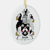 Smith-Familienwappen Keramikornament (Rechts)