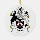 Smith-Familienwappen Keramikornament (Vorne)
