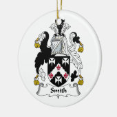 Smith-Familienwappen Keramikornament (Links)