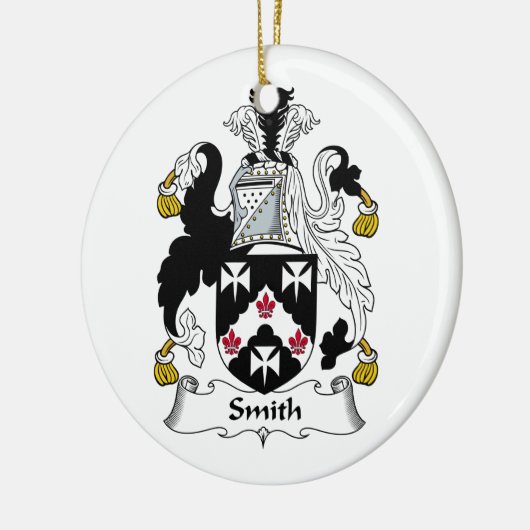 Smith-Familienwappen Keramikornament (Links)