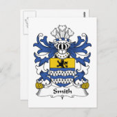 Smith Familienwappen Postkarte (Vorne/Hinten)