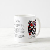 Smith-Familienwappenschale Kaffeetasse (VorderseiteRechts)