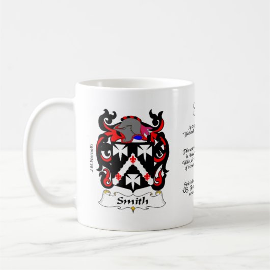 Smith-Familienwappenschale Kaffeetasse (Links)