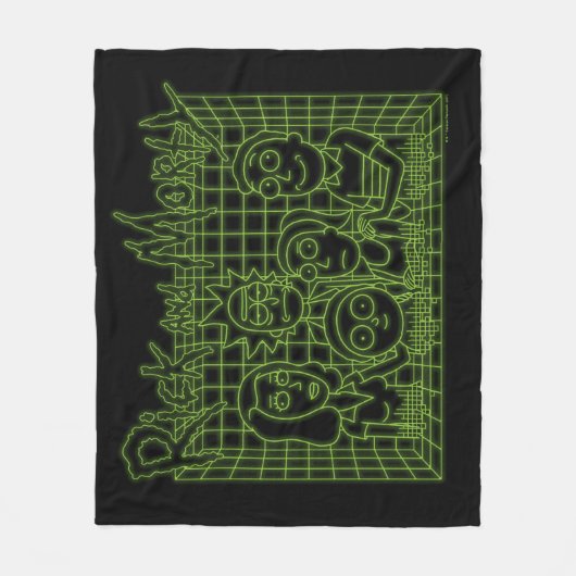 Smith Family Digital Hologramm Fleecedecke (Vorderseite)