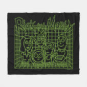 Smith Family Digital Hologramm Fleecedecke (Vorderseite (Horizontal))