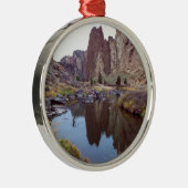 Smith-Felsen-Biegung Oregon Silbernes Ornament (Rechts)