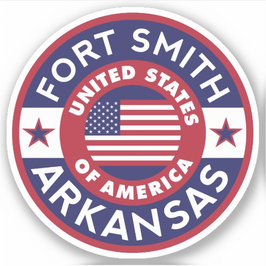 SMITH FORT, Arkansas Aufkleber (Vorderseite)