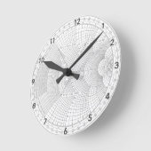 Smith für Elektronikingenieure Runde Wanduhr (Winkel)