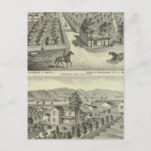 Smith, Herman Residenzen, Laden Postkarte (Vorderseite)