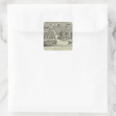 Smith, Herman Residenzen, Laden Quadratischer Aufkleber (Tasche)