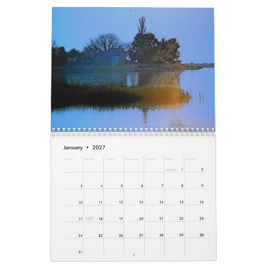 Smith-Insel-Sommer-Kalender Kalender (Jan 2027)