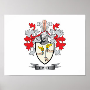 Smith-Ireland-Coat-of-Arms Poster
