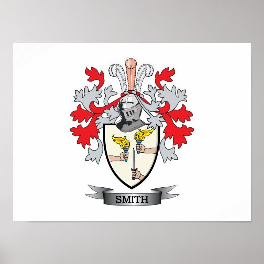Smith-Ireland-Coat-of-Arms Poster (Vorne)