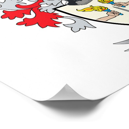 Smith-Irland-Wappen Poster (Ecke)