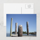 Smith Island Dock Postcard Postkarte (Vorne/Hinten)
