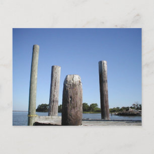 Smith Island Dock Postcard Postkarte