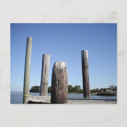 Smith Island Dock Postcard Postkarte (Vorderseite)