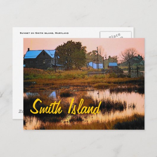 Smith Island Postcard Postkarte (Vorne/Hinten)