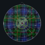 Smith Kariert mit keltischer Knot Dart-Tafel Dartscheibe<br><div class="desc">Großartiges Dartboard gemacht im traditionellen Smith Clan Scottish Tartan kariert. Die Grafik eines silbernen Tons umrissen grünen keltischen Knoten,  schmückt das mittlere Bullen Auge. Anpassen,  um jeden gewollt Text hinzuzufügen,  ideal für Zuhause oder Büro und macht eine nette Geschenkidee.</div>