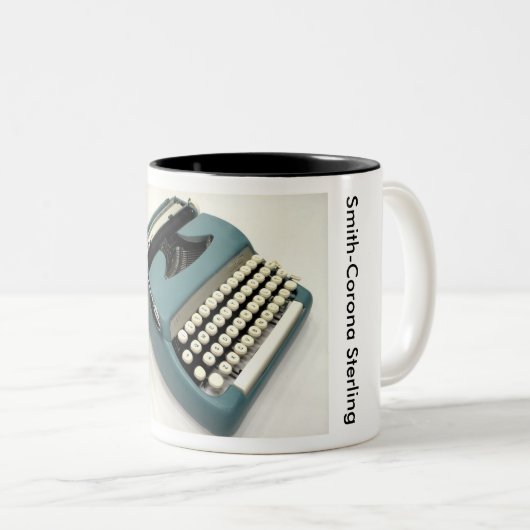 Smith-Korona Sterlingschreibmaschine - 1960 Zweifarbige Tasse (VorderseiteRechts)