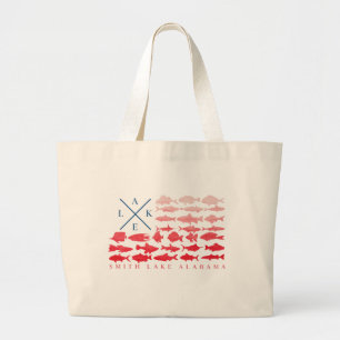 Smith Lake Alabama Flag Tasche