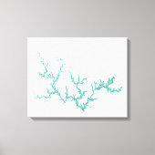 Smith Lake Map Leinwanddruck (Vorderseite)