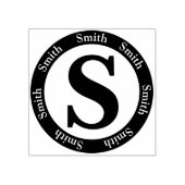 Smith Letter S Monogram Art Gummistempel (Prägung)