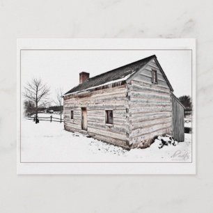 Smith Log Zuhause, Palmyra, New York Postkarte