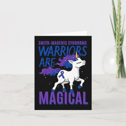 Smith-Magenis-Syndrom Entwicklungsstörungen Sms Karte (Vorderseite)