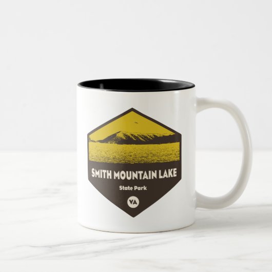 Smith Mountain Lake Staat Park, Virginia Zweifarbige Tasse (Rechts)
