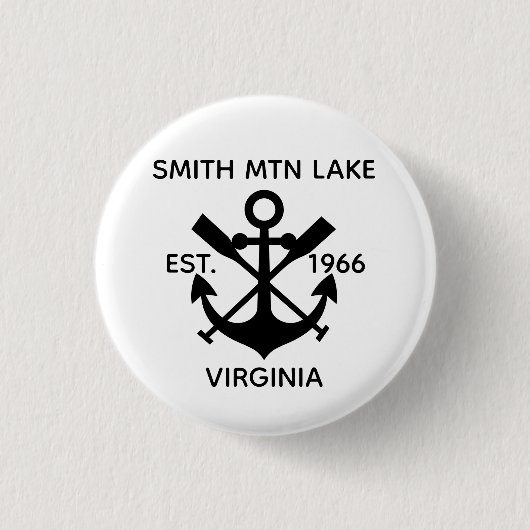 Smith Mountain Lake Stecknadel schöne individuelle Button (Vorderseite)