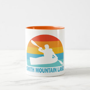 Smith Mountain Lake Virginia Kayak Zweifarbige Tasse