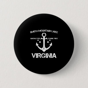 Smith Mountain Lake Virginia lustige Angeln Campin Button