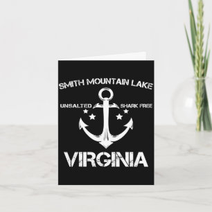 Smith Mountain Lake Virginia lustiger Angel- Campi Karte