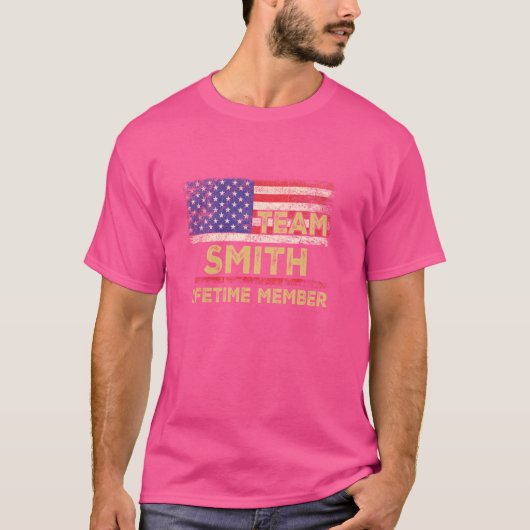 Smith Nachname Shirt Team Smith Lifetime Member (Vorderseite)