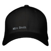 Smith, Paar, Personalisiert Mr. & Mrs. Bestickte Baseballkappe (Vorderseite)