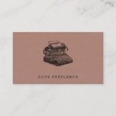 Smith Premier No. 2 Schreibmaschine Visitenkarte (Vorderseite)