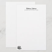 Smith Premier Nr. 2 Schreibmaschine Briefpapier (Vorne/Hinten)