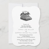 Smith Premier Nr. 2 Schreibmaschine Einladung (Vorderseite)