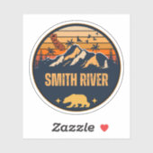 Smith River, Kalifornien Aufkleber (Blatt)