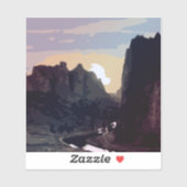 Smith Rock bei Sunset Aufkleber (Blatt)